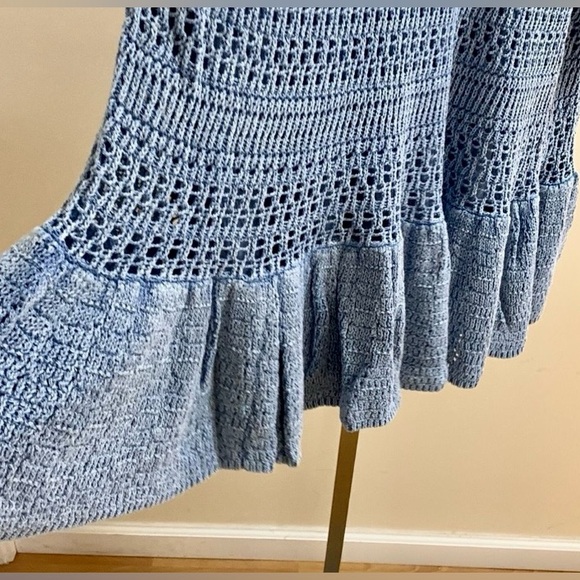 Free People Unique Crocheted Cotton Mini - Picture 12 of 13